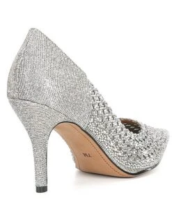 J. Renee Sesily Dance Glitter Fabric Rhinestone Cutout Pointed Toe Pumps -Hummel Winkel 00000000 zi c4f34ce9 4a7d 4864 965f e45ebe260d40 02 ai