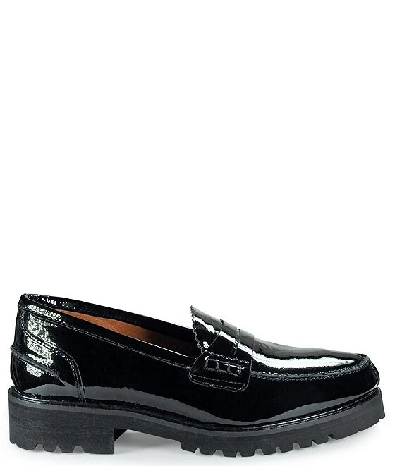 Band Of The Free Alder Patent Leather Lug Sole Penny Loafers 6 Band Of The Free Alder Patent Leather Lug Sole Penny Loafers - Afbeelding 4