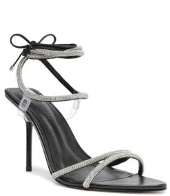 Schutz Gio Crystal Embellished Clear Ankle Wrap Dress Sandals -Hummel Winkel 00000000 zi c549fba2 c9fd 4199 a142 ddfb3d11a393