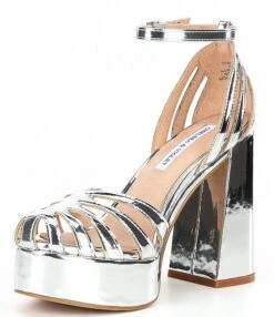 Chelsea & Violet Arianna Patent Fisherman Platform Dress Sandals