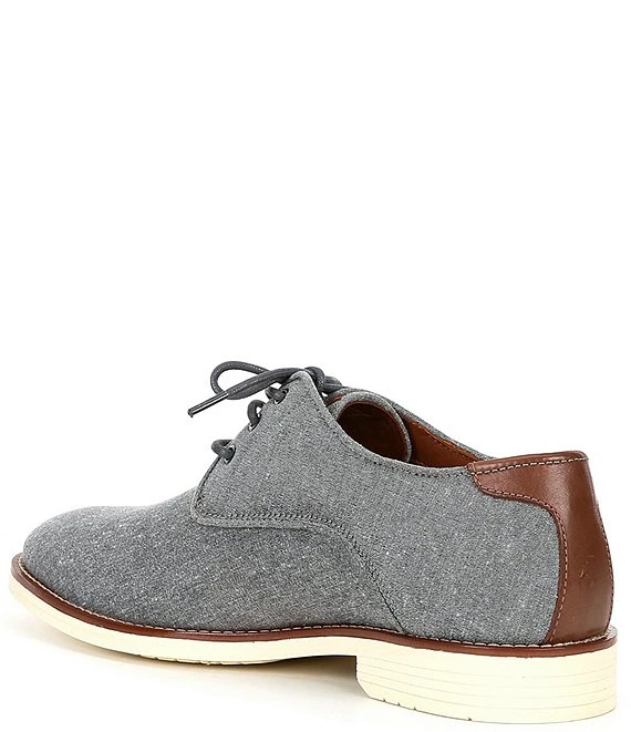Section X Men's Thomas Fabric Lace-Up Detail Oxfords 4 Section X Men's Thomas Fabric Lace-Up Detail Oxfords - Afbeelding 2