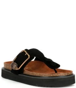 Kurt Geiger London Eagle Buckle T-Bar Platform Thong Sandals 11 Kurt Geiger London Eagle Buckle T-Bar Platform Thong Sandals -Hummel Winkel 00000000 zi c8e535be 5a95 4279 a762 194e8e2c843c