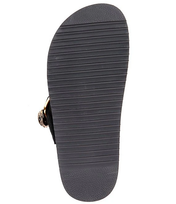 Kurt Geiger London Eagle Buckle T-Bar Platform Thong Sandals 4 Kurt Geiger London Eagle Buckle T-Bar Platform Thong Sandals - Afbeelding 2