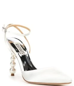 Badgley Mischka Indie Satin Pearl Heel Pumps -Hummel Winkel 00000000 zi ca59146a 42f9 406f a2e6 98ce6c07e90b