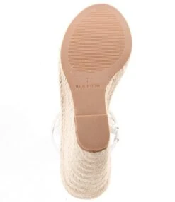 Steve Madden Udell Leather Espadrille Platform Wedge Sandals