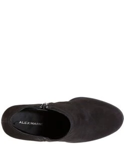 Alex Marie Gleneva Nubuck Chelsea Block Heel Booties