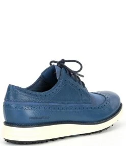 Cole Haan Men's ØriginalGrand Waterproof Leather Check Golf Shoes -Hummel Winkel 00000000 zi ceff9605 344e 46a9 b414 74cdaf78b8b8 01 ai