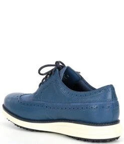 Cole Haan Men's ØriginalGrand Waterproof Leather Check Golf Shoes -Hummel Winkel 00000000 zi ceff9605 344e 46a9 b414 74cdaf78b8b8 02 ai