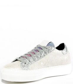 P448 Thea Plot Distressed Metallic Leather Platform Sneakers -Hummel Winkel 00000000 zi cf0150ad 6991 49de 9a6f 053e4b9723b4 03 ai