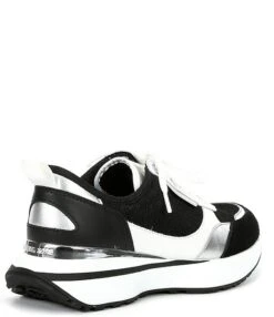 Michael Kors Flynn Trainer Glitter Fabric Leather Platform Sneakers -Hummel Winkel 00000000 zi d12aaca4 7617 4b37 b845 10556b5f2f2d 01 ai