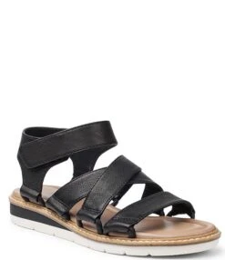 Me Too Andres Leather Gladiator Sandals -Hummel Winkel 00000000 zi d137b278 5780 466e 9b46 36f53602b845