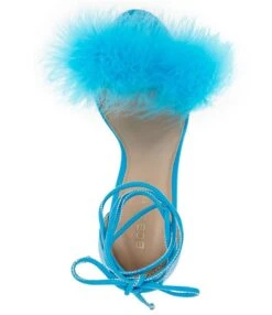 BCBGeneration Biny Feather Pom Ankle Tie Dress Sandals 11 BCBGeneration Biny Feather Pom Ankle Tie Dress Sandals -Hummel Winkel 00000000 zi d2417bea 2f59 405f 8d69 ff8d9123d577 04 ai