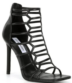 Steve Madden Upward Leather Caged Dress Sandals
