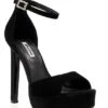 Dune London Mascots Suede Platform Dress Sandals