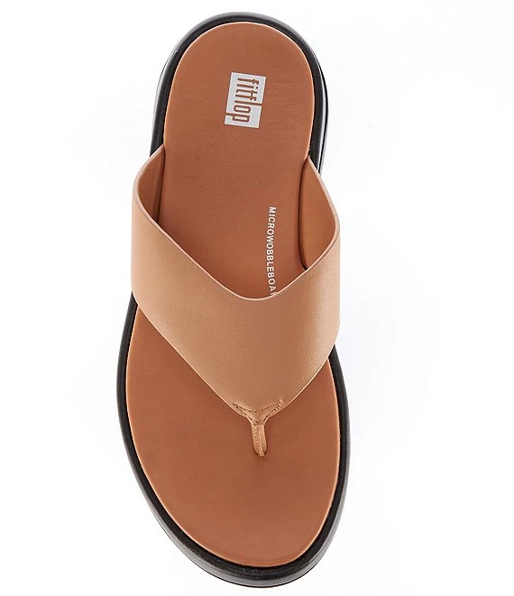 FitFlop F-mode Leather Platform Thong Sandals 3 FitFlop F-mode Leather Platform Thong Sandals