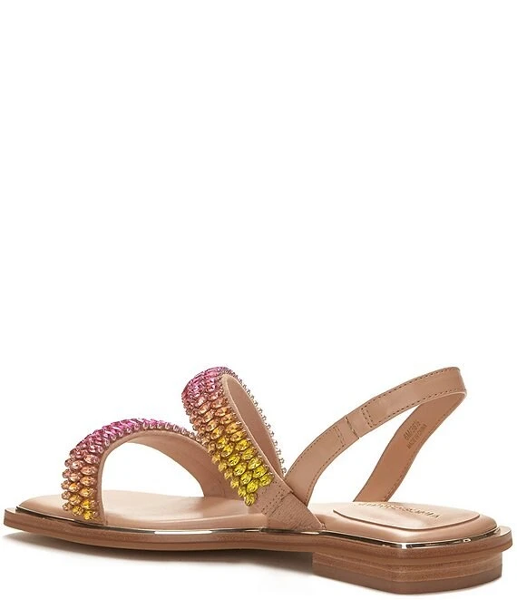 Vince Camuto Prizza Asymmetrical Embellished Flat Sandals 6 Vince Camuto Prizza Asymmetrical Embellished Flat Sandals - Afbeelding 4