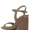 Vince Camuto Herrica Nubuck Stacked Heel Sandals