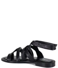 Diba True Chill Thrill Leather Gladiator Flat Toe Loop Thong Sandals -Hummel Winkel 00000000 zi d95a311c 1bce 496c ab00 bb02db4391a4 02 ai