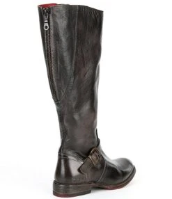 Bed Stu Glaye Buckle Detail Tall Leather Block Heel Riding Boots -Hummel Winkel 00000000 zi ddc347e1 1142 4715 a832 d67c1bc67c15 02 ai