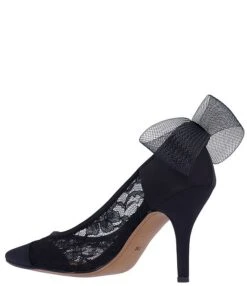 J. Renee Khrystie Floral Mesh Back Bow Pumps -Hummel Winkel 00000000 zi de855a5d 0e35 47d0 998f d1722adf8275 03 ai