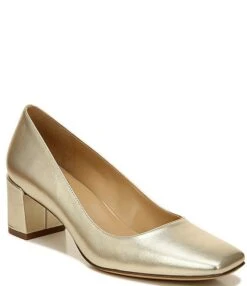 Naturalizer Karina Metallic Leather Block Heel Pumps -Hummel Winkel 00000000 zi deff22f0 39e4 4dd0 83f7 0c397c5522d3