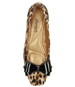 J. Renee Vesey Leopard Print Bow Dress Flats -Hummel Winkel 00000000 zi e05f3220 24ad 4c7f b731 dcf6df2ebce6 06 ai