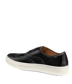 Johnston & Murphy Men's Hollins Wingtip Patent Leather Dress Sneakers