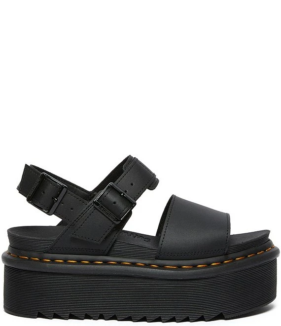 Dr. Martens Women's Voss Quad Platform Matte Sandals 4 Dr. Martens Women's Voss Quad Platform Matte Sandals - Afbeelding 2