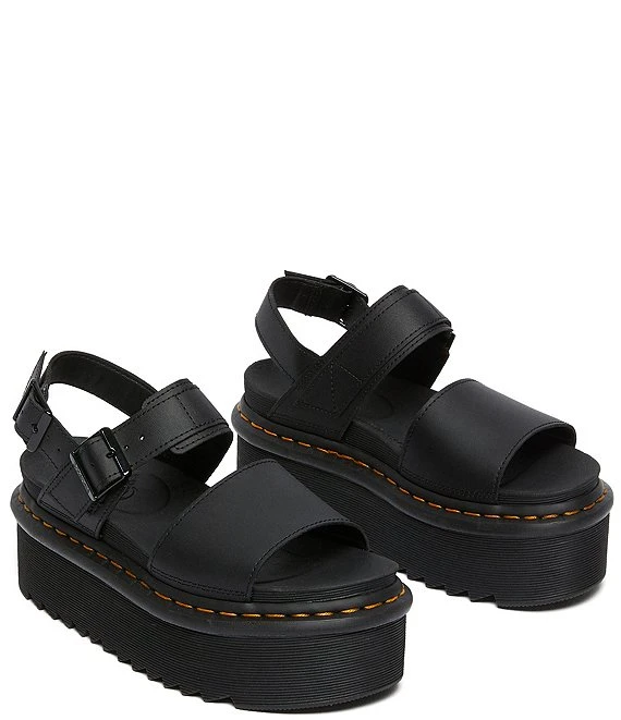 Dr. Martens Women's Voss Quad Platform Matte Sandals 7 Dr. Martens Women's Voss Quad Platform Matte Sandals - Afbeelding 5
