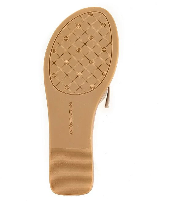 Antonio Melani Loyren Knotted Leather Thong Flat Sandals 5 Antonio Melani Loyren Knotted Leather Thong Flat Sandals - Afbeelding 3