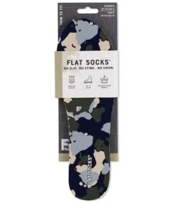Flat Socks Women's Mesh Camo Print Cushioned Liners
