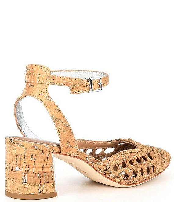 Donald Pliner Salinas Woven Cork Slingback Pumps 7 Donald Pliner Salinas Woven Cork Slingback Pumps - Afbeelding 6