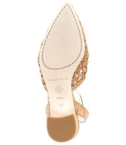 Donald Pliner Salinas Woven Cork Slingback Pumps