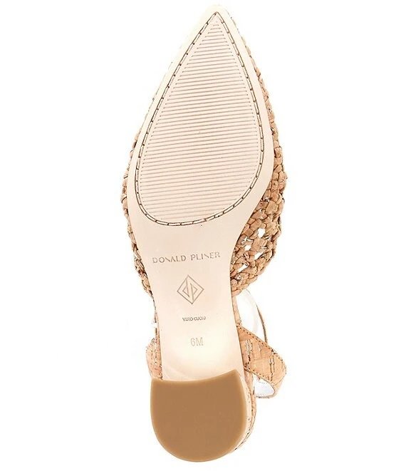 Donald Pliner Salinas Woven Cork Slingback Pumps 2 Donald Pliner Salinas Woven Cork Slingback Pumps