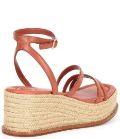 Antonio Melani Hazelle Strappy Platform Wedge Espadrille Sandals