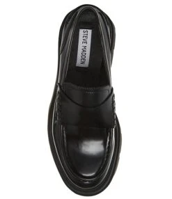 Steve Madden Gaven Leather Platform Penny Loafers -Hummel Winkel 00000000 zi e9af0c48 9f4d 4a7f 8b7d 1c8b940e0fe0 06 ai
