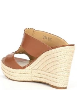 Michael Kors Bradley Leather Zip Espadrille Platform Wedge Sandals -Hummel Winkel 00000000 zi e9b287d6 c001 4323 bd62 ec628979ef3c 02 ai