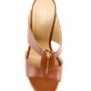 Michael Kors Bradley Leather Zip Espadrille Platform Wedge Sandals