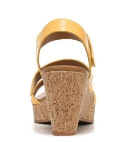 Naturalizer Cynthia Leather Causal Platform Wedge Sandals