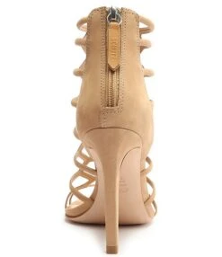 Schutz Julianna Cut Out Nubuck Dress Sandals
