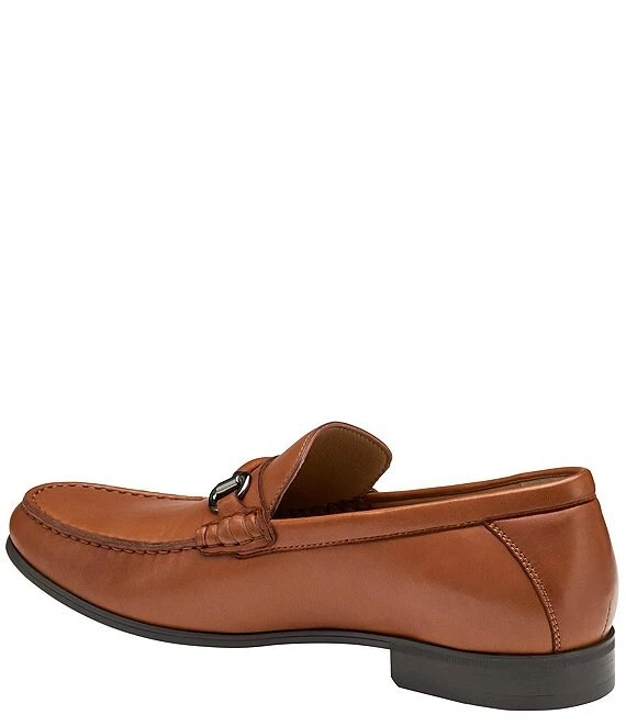 Johnston & Murphy Men's Hawkins Bit Buckle Detail Leather Loafers 4 Johnston & Murphy Men's Hawkins Bit Buckle Detail Leather Loafers - Afbeelding 2