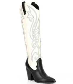 Steve Madden Lasso Color Block Leather Western Boots -Hummel Winkel 00000000 zi f0c8c623 a19b 4b38 9494 b1695e5ca55f