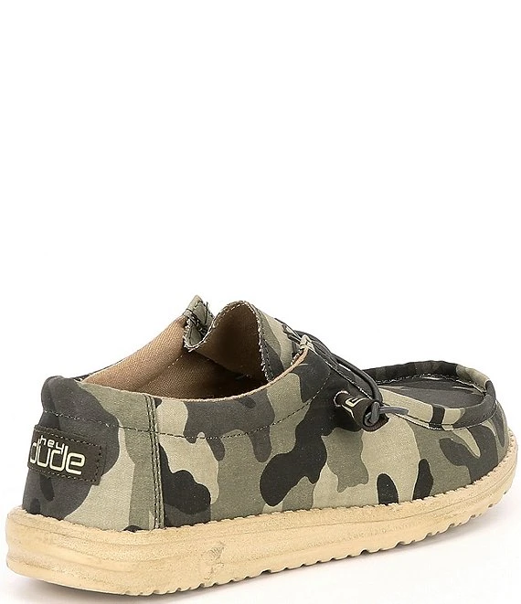 HEYDUDE Men's Wally Camouflage Washable Canvas Shoes 7 HEYDUDE Men's Wally Camouflage Washable Canvas Shoes - Afbeelding 5