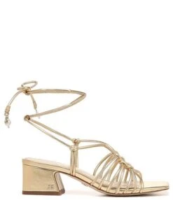 Sam Edelman Westley Metallic Block Heel Ankle Tie Strappy Dress Sandals -Hummel Winkel 00000000 zi f15cac15 7f64 475d ab1d 69c7524fa5e6 01 ai