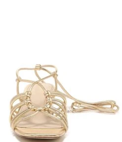 Sam Edelman Westley Metallic Block Heel Ankle Tie Strappy Dress Sandals -Hummel Winkel 00000000 zi f15cac15 7f64 475d ab1d 69c7524fa5e6 05 ai