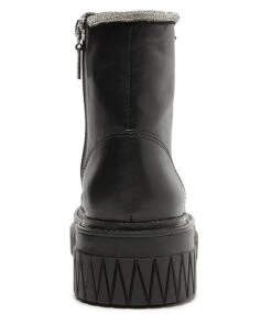 Schutz Amirah Leather Crystal Trim Platform Combat Booties -Hummel Winkel 00000000 zi f461f13a 84b6 423c 84d0 f28fb7de22b4 03 ai