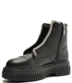 Schutz Amirah Leather Crystal Trim Platform Combat Booties -Hummel Winkel 00000000 zi f461f13a 84b6 423c 84d0 f28fb7de22b4 06 ai