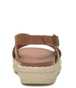 Lucky Brand Laythan Leather Platform Espadrille Sandals