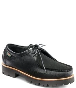 G.H. Bass Men's Wallace Mixed Media Lace-Up Lug Sole Mocs -Hummel Winkel 00000000 zi fd191e65 b6ff 4d4e 968a cb3e65734816