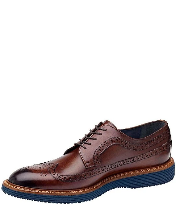 Johnston & Murphy Men's Jameson Wingtip Oxfords 4 Johnston & Murphy Men's Jameson Wingtip Oxfords - Afbeelding 2